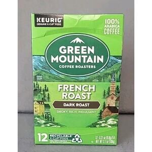 NEW Green Mountain French Roast Dark Roast K-Cups 12ct – NWT Coffee Pods